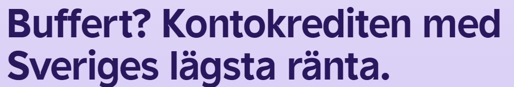Bynk Kontokredit - BILLIGASTE krediten i Sverige?